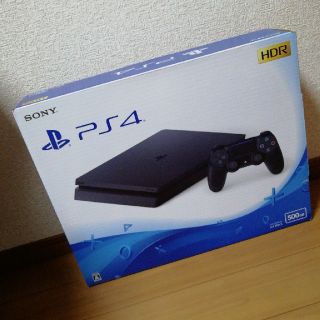 プレイステーション4(PlayStation4)のプレステ4　HDR  500GB jetBlack(家庭用ゲーム機本体)