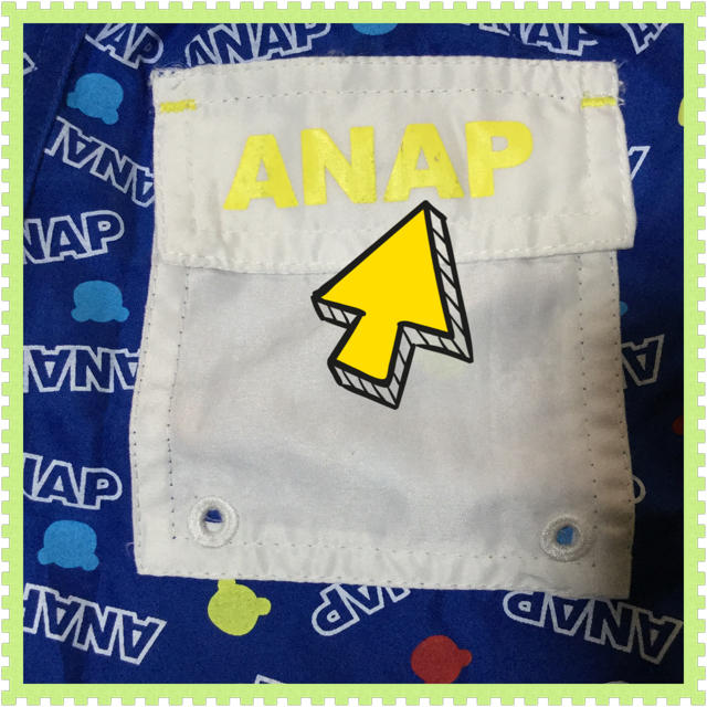 ANAP Kids(アナップキッズ)の新品☆ANAP総柄スイムパンツ☆90cm キッズ/ベビー/マタニティのキッズ服男の子用(90cm~)(水着)の商品写真