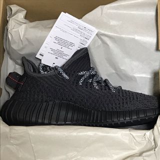 アディダス(adidas)の23cm YEEZY BOOST 350 V2 BLACK STATIC(スニーカー)