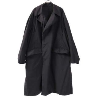 コモリ(COMOLI)のteatora device coat 46 black(ステンカラーコート)