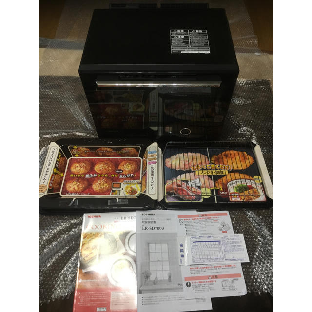 東芝(トウシバ)のスチームオーブンレンジ 30L TOSHIBA ER-SD7000-K  スマホ/家電/カメラの調理家電(電子レンジ)の商品写真