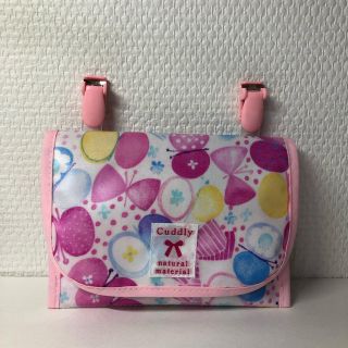 ラミネート移動ポケット♡メルヘンバタフライ♡ピンク(外出用品)