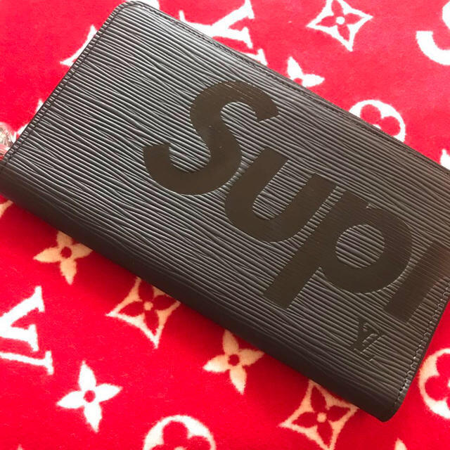 supreme LVコラボ 財布長財布