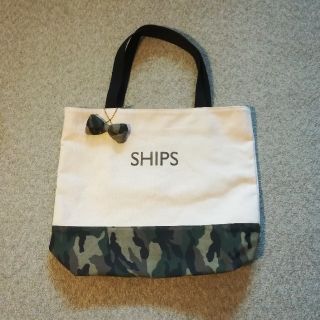 シップス(SHIPS)の美品 大人気 SHIPS 迷彩トートバッグ(トートバッグ)