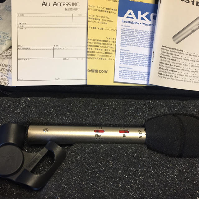 AKG C451 B 楽器のレコーディング/PA機器(マイク)の商品写真