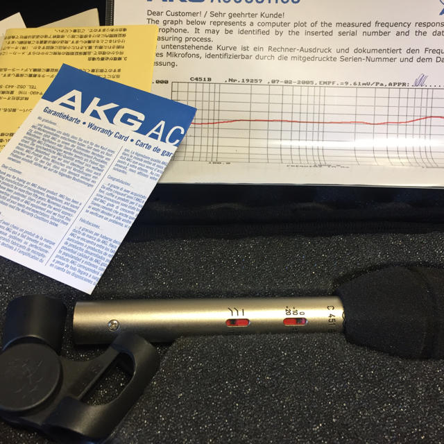 AKG C451 B 楽器のレコーディング/PA機器(マイク)の商品写真