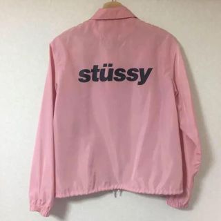 stussy コーチジャケット ピンク(ナイロンジャケット)