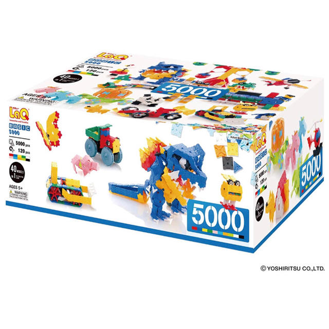 新品 ラキュー (LaQ) ベーシック(Basic) 5000 知育玩具