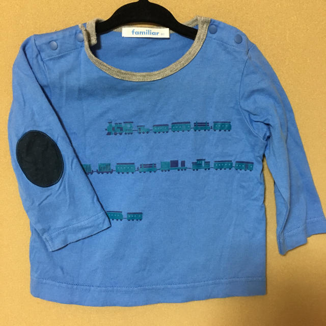 familiar(ファミリア)のfamiliar 80 長袖 Tシャツ キッズ/ベビー/マタニティのベビー服(~85cm)(Ｔシャツ)の商品写真