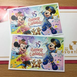 ディズニー(Disney)のギフト パスポート大人2枚(遊園地/テーマパーク)