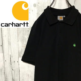 カーハート(carhartt)のカーハート carhartt☆ワンポイントロゴ ゆるだぼ ブラック ポロシャツ(ポロシャツ)