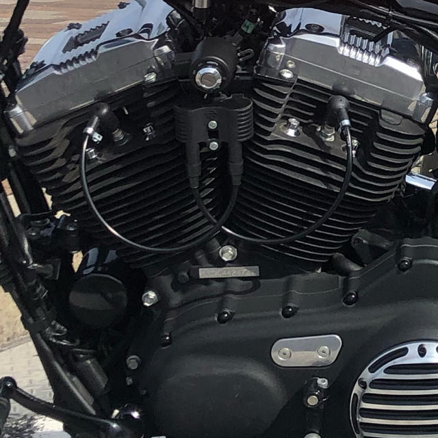 Harley Davidson(ハーレーダビッドソン)のグリーミングワークス プラグケーブル 美品 自動車/バイクのバイク(パーツ)の商品写真