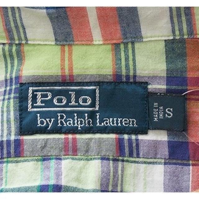 【Polo by RalphLauren】ラルフローレン グリーン半袖シャツ S メンズのトップス(シャツ)の商品写真