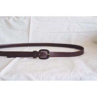 vintage leather slim belt(ベルト)