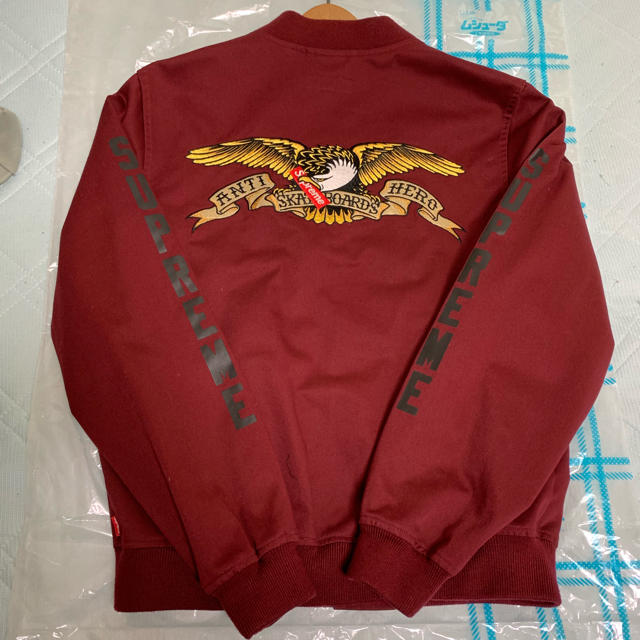 2016ss supreme antihero bomber jacket