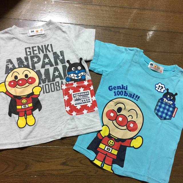 アンパンマン(アンパンマン)のまとめ売り★アンパンマンTシャツ6枚セット★90cm キッズ/ベビー/マタニティのキッズ服男の子用(90cm~)(Tシャツ/カットソー)の商品写真