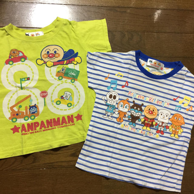 アンパンマン(アンパンマン)のまとめ売り★アンパンマンTシャツ6枚セット★90cm キッズ/ベビー/マタニティのキッズ服男の子用(90cm~)(Tシャツ/カットソー)の商品写真