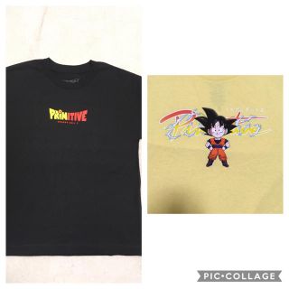 ドラゴンボール(ドラゴンボール)のレア primitive ドラゴンボールZ コラボ Ｔシャツ  2 枚 Mサイズ(Tシャツ/カットソー(半袖/袖なし))