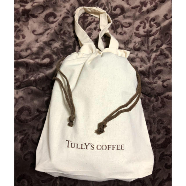 TULLY'S COFFEE(タリーズコーヒー)のTULLY' S COFFEE巾着バッグ レディースのバッグ(トートバッグ)の商品写真