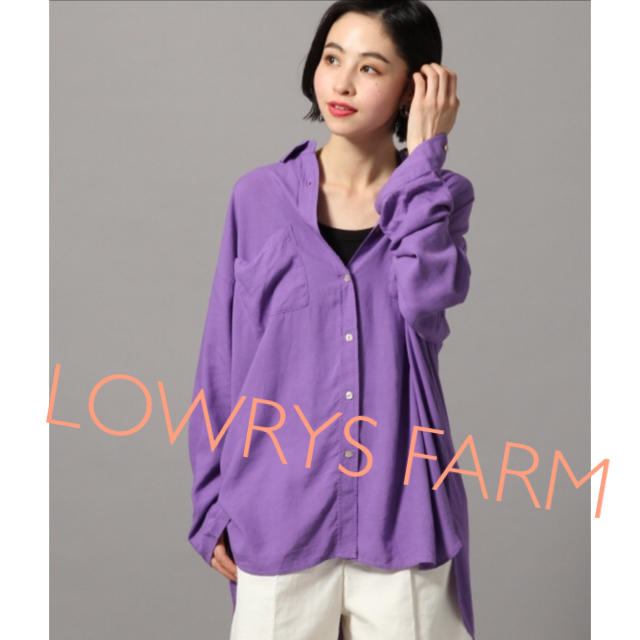 LOWRYS FARM(ローリーズファーム)の新作 フレンチリネンCPOシャツ ローリーズファーム 人気 レディースのトップス(シャツ/ブラウス(長袖/七分))の商品写真