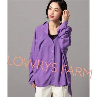 ローリーズファーム(LOWRYS FARM)の新作 フレンチリネンCPOシャツ ローリーズファーム 人気(シャツ/ブラウス(長袖/七分))