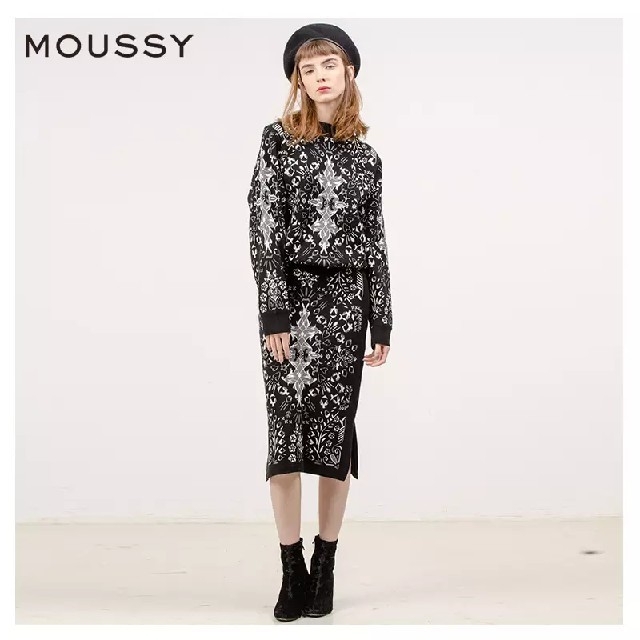 定価2万！Moussy セットアップ ニット トップス+スカート　マウジー