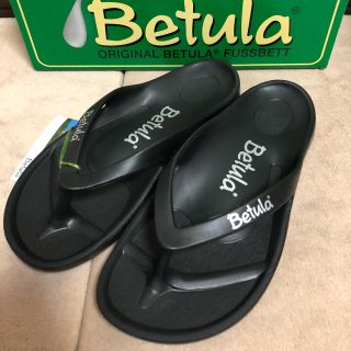 ビルケンシュトック(BIRKENSTOCK)のベチュラサンダル  24.5cm ブラック(サンダル)