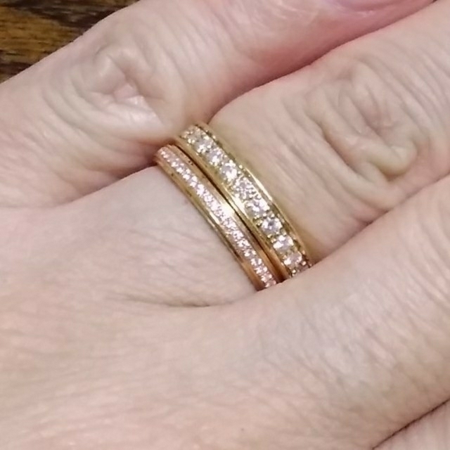 Cartier(カルティエ)のお値下げ！カルティエ　ダムール　フルエタニティ　エタニティ レディースのアクセサリー(リング(指輪))の商品写真