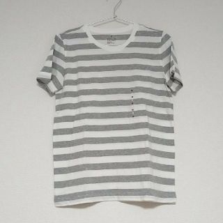 ムジルシリョウヒン(MUJI (無印良品))のボーダーTシャツ(Tシャツ(半袖/袖なし))