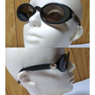 BVLGARI - 正規 ブルガリ パレンテシ装飾ラウンドサングラス ブラック