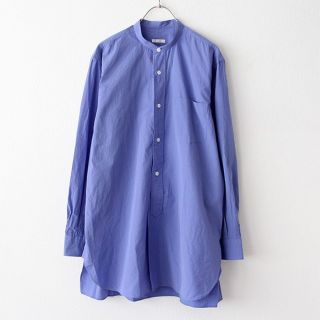 コモリ(COMOLI)の【isry様専用】COMOLI バンドカラーシャツ サックスブルー(シャツ)