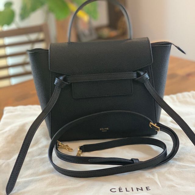 celine - 旧ロゴCELINE ベルトバック ナノサイズ の通販 by まゆまゆ⑅︎ ̈︎*｜セリーヌならラクマ