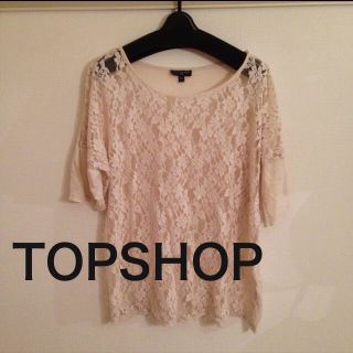 トップショップ(TOPSHOP)のTOPSHOPレース花柄Tシャツ(Tシャツ(半袖/袖なし))