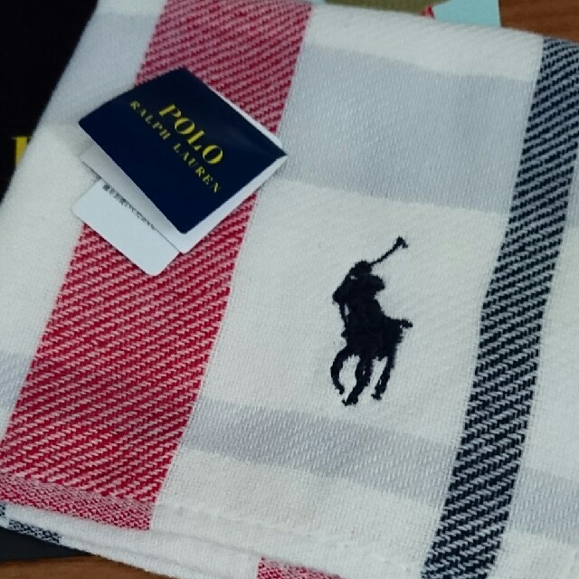 POLO RALPH LAUREN(ポロラルフローレン)のPOLOラルフローレン★タオルハンカチ レディースのファッション小物(ハンカチ)の商品写真