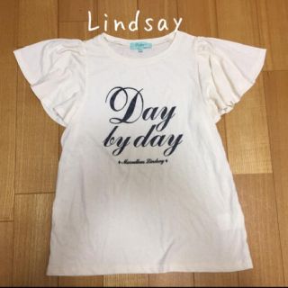 リンジィ(Lindsay)のLindsayフリル袖Tシャツ♡(Tシャツ/カットソー)