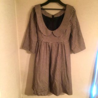 ジルスチュアート(JILLSTUART)のジルスチュアート ギンガムチェックワンピ(ひざ丈ワンピース)