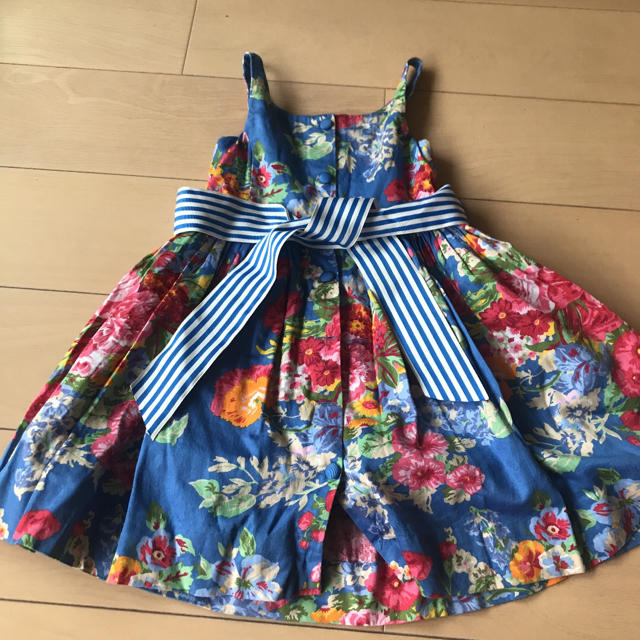 最終お値下げ　難あり！ラルフローレン ワンピース キッズ/ベビー/マタニティのキッズ服女の子用(90cm~)(ワンピース)の商品写真