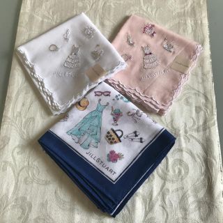 ジルスチュアート(JILLSTUART)のＪＩＬＬＳＴＵＡＲＴ  ハンカチ × 3枚(ハンカチ)