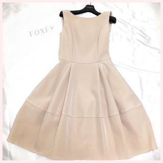 フォクシー(FOXEY)の【美品】フォクシー バロン ワンピース 結婚式・お呼ばれ(ひざ丈ワンピース)