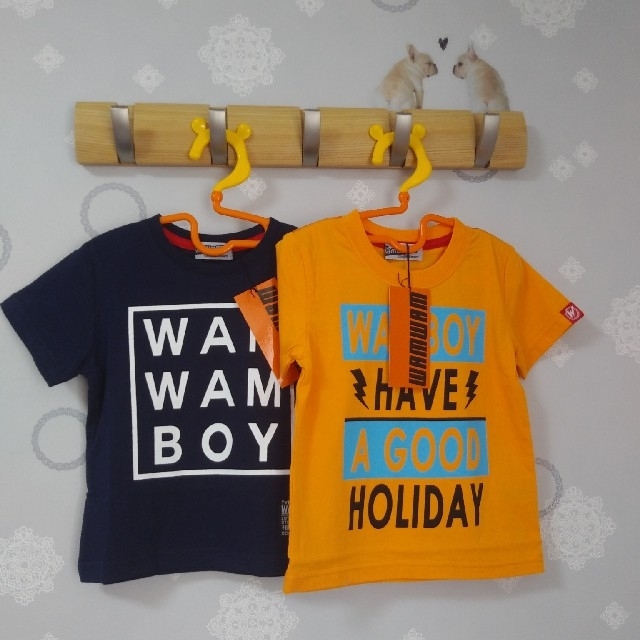 WAMWAM(ワムワム)のWAMWAM　Tシャツ　100　2P キッズ/ベビー/マタニティのキッズ服男の子用(90cm~)(Tシャツ/カットソー)の商品写真