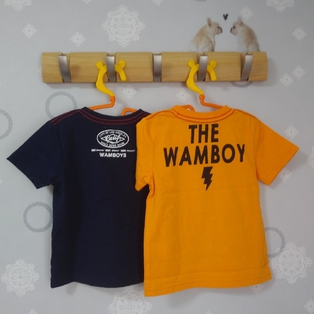 WAMWAM(ワムワム)のWAMWAM　Tシャツ　100　2P キッズ/ベビー/マタニティのキッズ服男の子用(90cm~)(Tシャツ/カットソー)の商品写真