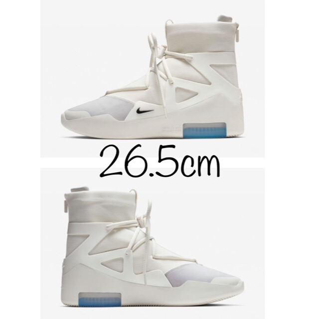 FEAR OF GOD(フィアオブゴッド)のG20特別価格 NIKE fear of god  1 SAIL 26.5cm メンズの靴/シューズ(スニーカー)の商品写真