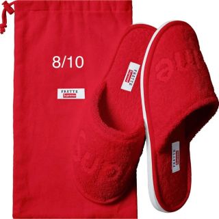 シュプリーム(Supreme)のsupreme frette slippers red スリッパ(その他)