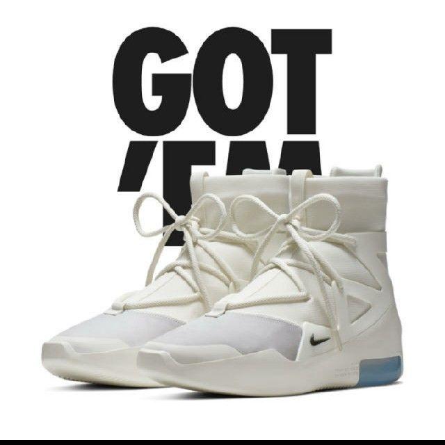 26cm AIR FEAR OF GOD 1 SAIL nike ナイキ靴/シューズ