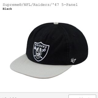 シュプリーム(Supreme)のSupreme®/NFL/Raiders/'47 5-Panel(キャップ)