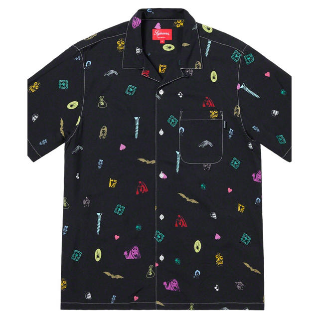 deep space rayon s/s shirt サイズS