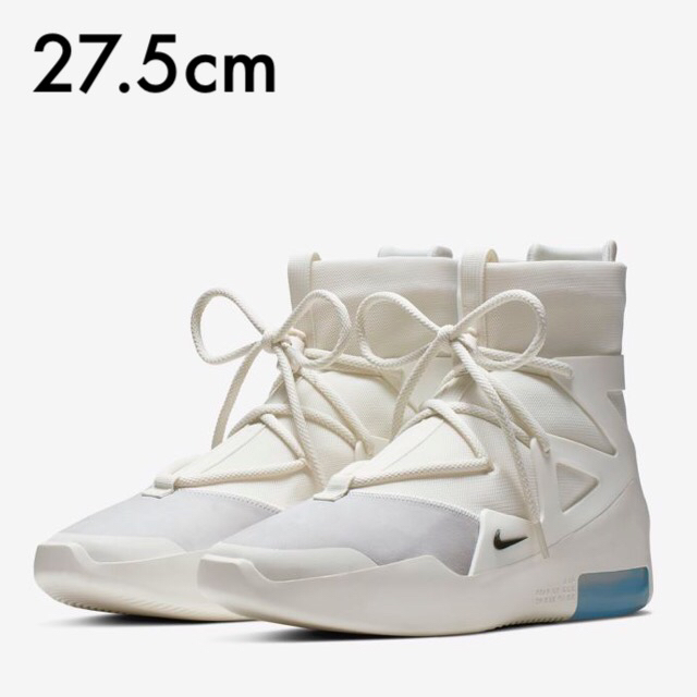 NIKE(ナイキ)の【本日限定】NIKE × FEAR OF GOD スニーカー 白 27.5cm メンズの靴/シューズ(スニーカー)の商品写真