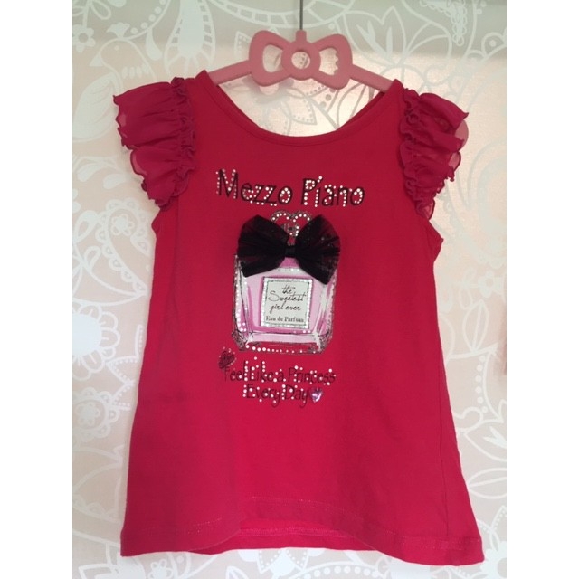 mezzo piano(メゾピアノ)のメゾピアノ130cm Tシャツ&スカート キッズ/ベビー/マタニティのキッズ服女の子用(90cm~)(Tシャツ/カットソー)の商品写真