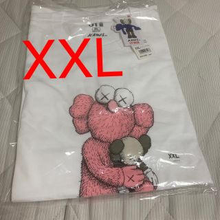 ユニクロ(UNIQLO)のkaws ユニクロ Tシャツ ピンク(Tシャツ/カットソー(半袖/袖なし))