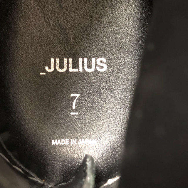 JULIUS ユリウス リキッドソールブーツ 1 JULIUS ユリウス リキッドソールブーツ 1